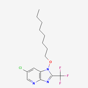 6-Chloro-1-(octyloxy)-2-(trifluoromethyl)-1H-imidazo[4,5-b]pyridine