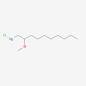 Chloro(2-methoxydecyl)mercury