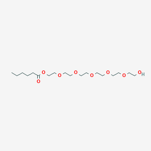 17-Hydroxy-3,6,9,12,15-pentaoxaheptadecan-1-YL hexanoate