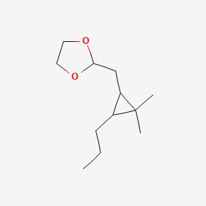 2-[(2,2-Dimethyl-3-propylcyclopropyl)methyl]-1,3-dioxolane