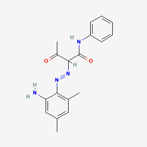 2-[(E)-(2-Amino-4,6-dimethylphenyl)diazenyl]-3-oxo-N-phenylbutanamide