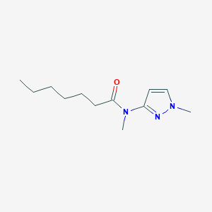 N-Methyl-N-(1-methyl-1H-pyrazol-3-yl)heptanamide