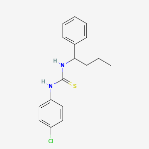 N-(4-Chlorophenyl)-N'-(1-phenylbutyl)thiourea