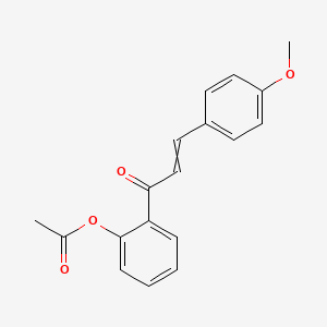 2-Propen-1-one, 1-[2-(acetyloxy)phenyl]-3-(4-methoxyphenyl)-