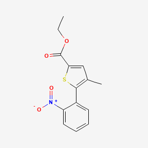 Ethyl 4-methyl-5-(2-nitrophenyl)thiophene-2-carboxylate