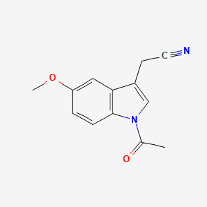 (1-Acetyl-5-methoxy-1H-indol-3-yl)acetonitrile