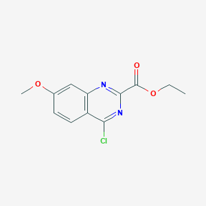 B1453438 Ethyl 4-chloro-7-methoxyquinazoline-2-carboxylate CAS No. 1189107-22-9