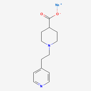 B1453439 Sodium 1-(2-pyridin-4-ylethyl)piperidine-4-carboxylate CAS No. 1158260-61-7