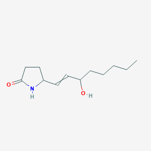 5-(3-Hydroxyoct-1-EN-1-YL)pyrrolidin-2-one