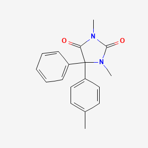 1,3-Dimethyl-5-(4-methylphenyl)-5-phenylimidazolidine-2,4-dione