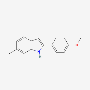 2-(4-Methoxyphenyl)-6-methyl-1H-indole