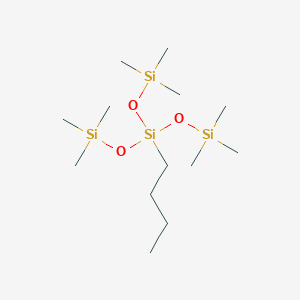 3-Butyl-1,1,1,5,5,5-hexamethyl-3-[(trimethylsilyl)oxy]trisiloxane