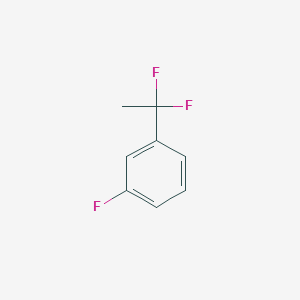 molecular formula C8H7F3 B1453441 1-(1,1-Difluoroethyl)-3-fluorobenzene CAS No. 1138445-15-4