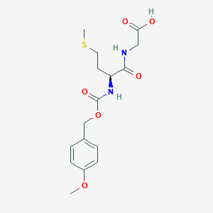 N-{[(4-Methoxyphenyl)methoxy]carbonyl}-L-methionylglycine