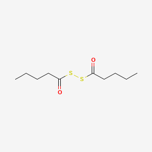 S-pentanoylsulfanyl pentanethioate