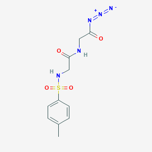 2-[[2-[(4-Methylphenyl)sulfonylamino]acetyl]amino]acetyl azide