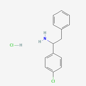 1-(4-Chlorophenyl)-2-phenylethan-1-amine hydrochloride