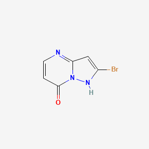 molecular formula C6H4BrN3O B1453449 2-Bromopyrazolo[1,5-a]pyrimidin-7(4H)-one CAS No. 1203705-57-0
