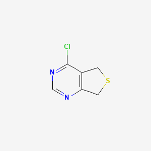 molecular formula C6H5ClN2S B1453452 4-Chloro-5,7-dihydrothieno[3,4-D]pyrimidine CAS No. 53826-89-4