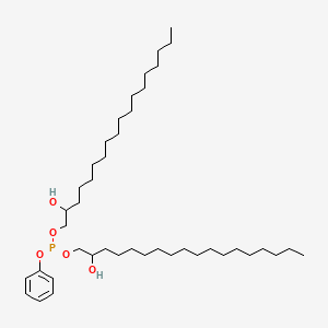 molecular formula C42H79O5P B14534575 Bis(2-hydroxyoctadecyl) phenyl phosphite CAS No. 62392-09-0