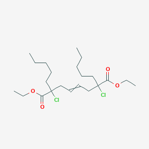 Diethyl 2,7-dichloro-2,7-dipentyloct-4-enedioate