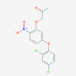 1-[5-(2,4-Dichlorophenoxy)-2-nitrophenoxy]propan-2-one