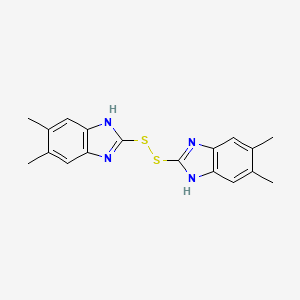 2,2'-Disulfanediylbis(5,6-dimethyl-1H-benzimidazole)