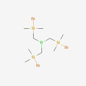 [Boranetriyltris(methylene)]tris[bromo(dimethyl)silane]