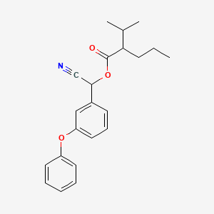 Cyano(3-phenoxyphenyl)methyl 2-(propan-2-yl)pentanoate