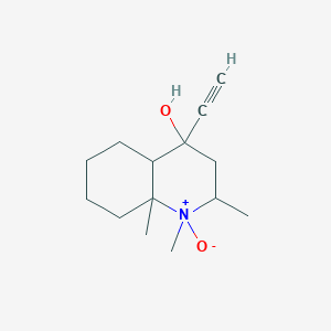 4-Ethynyl-1,2,8a-trimethyl-1-oxodecahydro-1lambda~5~-quinolin-4-ol