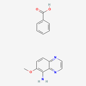 Benzoic acid;6-methoxyquinoxalin-5-amine