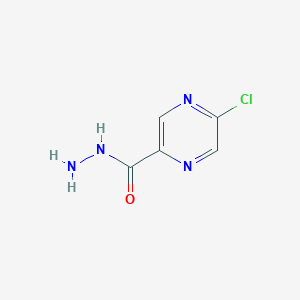 molecular formula C5H5ClN4O B1453471 5-氯吡嗪-2-羧酸肼 CAS No. 848952-83-0