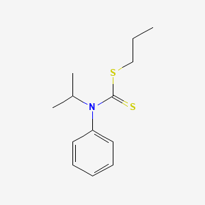 Propyl phenyl(propan-2-yl)carbamodithioate