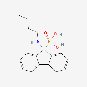 [9-(Butylamino)-9H-fluoren-9-YL]phosphonic acid