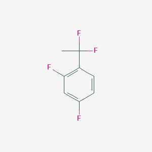 molecular formula C8H6F4 B1453473 1-(1,1-Difluoroethyl)-2,4-difluorobenzene CAS No. 1138445-07-4