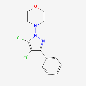 4-(4,5-Dichloro-3-phenyl-1H-pyrazol-1-yl)morpholine