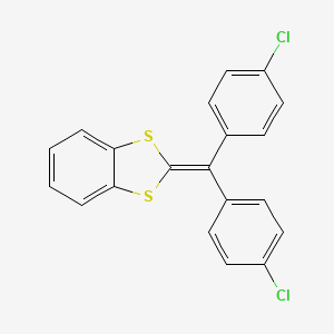 2-[Bis(4-chlorophenyl)methylidene]-2H-1,3-benzodithiole