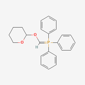 {[(Oxan-2-yl)oxy]methylidene}(triphenyl)-lambda~5~-phosphane