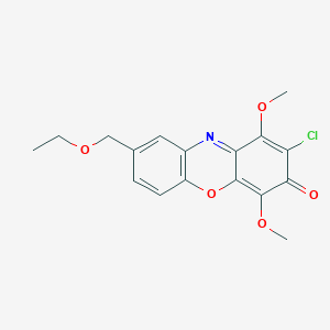 2-Chloro-8-(ethoxymethyl)-1,4-dimethoxy-3H-phenoxazin-3-one