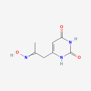 6-[2-(Hydroxyimino)propyl]pyrimidine-2,4(1H,3H)-dione