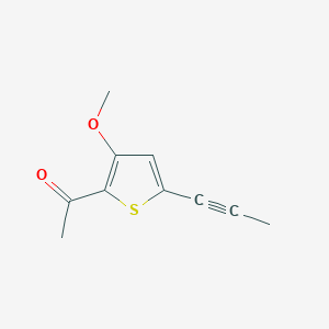 2-Acetyl-3-methoxy-5-(1-propynyl)thiophene