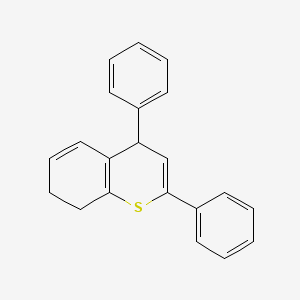 4H-1-Benzothiopyran, 7,8-dihydro-2,4-diphenyl-