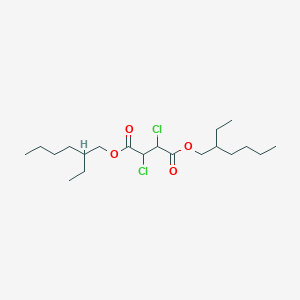 Bis(2-ethylhexyl) 2,3-dichlorobutanedioate