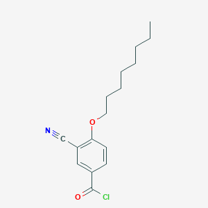 3-Cyano-4-(octyloxy)benzoyl chloride