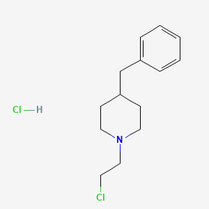 4-Benzyl-1-(2-chloroethyl)piperidine;hydrochloride