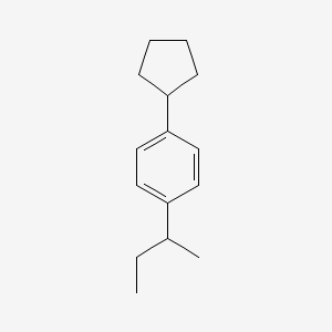 1-(Butan-2-yl)-4-cyclopentylbenzene