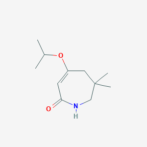 6,6-Dimethyl-4-[(propan-2-yl)oxy]-1,5,6,7-tetrahydro-2H-azepin-2-one