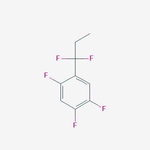 1-(1,1-Difluoropropyl)-2,4,5-trifluorobenzene