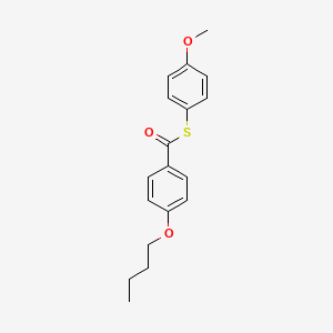 S-(4-Methoxyphenyl) 4-butoxybenzene-1-carbothioate