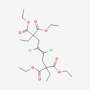 Tetraethyl 5,6-dichlorodec-5-ene-3,3,8,8-tetracarboxylate